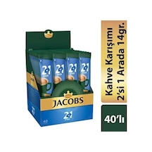 Jacobs 2si1 Arada Kahve 10,5 Gr X 40 Adet Çözünebilir