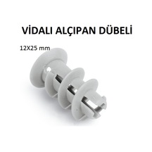 Vidalı Alçıpan Dübeli Drywall Dowel 500 Adet