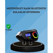 500mah Bataryalı Bluetooth 5.4 İnterkom Led Ekranlı Fm Destekli 13919859