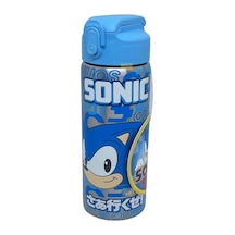 Wiggle 600ml Sonic Temalı Lisanslı Pipetli Kilitlenebilir Kapak Paslanmaz Çelik Termos Matara Çok Renkli