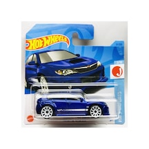 Yeni - New Subaru Wrx Stı Blue Mini Araba 1:64 Ölçek Hotwheels Marka 2/5 Çok Renkli