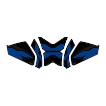 GP Kompozit CF Moto 250 CL-X 2022-2023 Uyumlu Tank Pad Seti Mavi