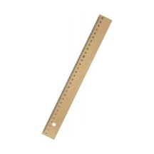 Ahşap Cetvel 30 Cm Çok Renkli