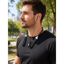 Boyun Tipi Bluetooth Kulaklık Kablosuz Mikrofonlu Uzun Kullanım Süreli Müzik Ve Telefon Görüşme Kulaklığı
