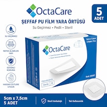 Octacare Esnek Steril Nonwoven Yara Örtüsü 5cm 7,5cm 5 Adet