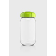 Renga Rhea 1000 Ml Yeşil Kapaklı Cam Kavanoz 131012