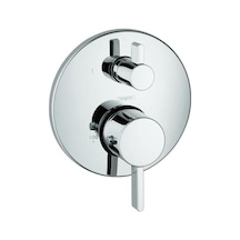 04231000 S Termostatik With Volume Control And Diverter, Chrome By Açık Mavi