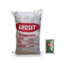 Yeşil Para Lastiği 70mm 25 Kg