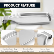 Mutfak Ocağı İçin Paslanmaz Çelik Kaşık, Mutfak Eşyaları, Spatula, Kepçe Ve Mutfak Aksesuarları İçin Büyük Tutucu