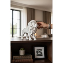 Aslan Figürlü Dekoratif Biblo
