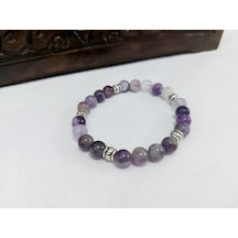Doğal Ametist Enerji Taşı Taşı Bileklik.jpg Mor