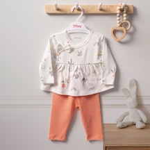 Tiffany Baby & Kids Tiffany Baby Sunny Garden 2'li Bebek Takımı 2410012 Ekru
