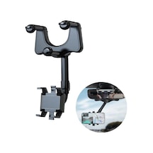 Concrd Ch-117 Şık Kullanışlı Dikiz Ayna Cam Masa 360 Dönebilen Araç İçi Telefon Tutucu Holder