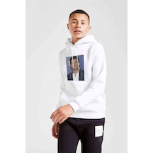Tshirthane Riverdale Hiram Lodge Baskılı Unisex Çocuk Kapüşonlu Beyaz Sweat Beyaz
