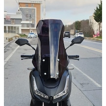 Motocam Salcano Wind 150 Ön Cam 2023-2026 Model 75cm Siyah Renkli 4mm
