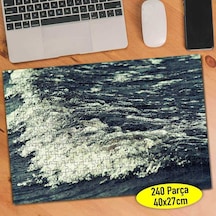 Beyaz Köpük Dalgalı Deniz Manzarası 240 Parça Puzzle Yapboz-3487