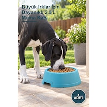 1 Adet Büyük Irklar İçin Dayanıklı 2.5 L Mama Kabı