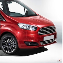 S-Dizayn  Ford Courier Krom Ön Tampon Çıta 2 Prç 2014-2017