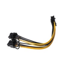 Cpu Gpu Grafik Kartı Adaptör Kablosu Cpu 8 Pin'den 8 Pin'e Pci-e Güç Kablosu 25cm