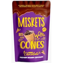 Miskets Bitter Çikolata Dolgulu Kornet 120 G
