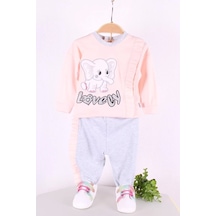 Babydonat Kız Bebek 2'li Kız Takım Pembe