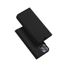 Dux Ducis Apple Uyumlu iPhone 13 Pro Max 6.7Inç Kilif Kapakli Flip Cover Kili 143958216 - Renk / Siyah