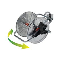 Agrati 130 Hareketli Hortum Makarası Krom Metal 50mt-1/2''