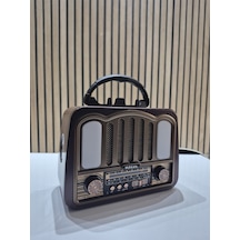Pl-4702 Nostalji Radyo Rgb Işıklı Speaker Fm.bt.sd Usb Girişli Diğer