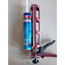 Plastik Silikon Tabancası + Dayson Gri PU Silikon