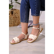 Antonia Örgü Model Kadın Sandalet 001