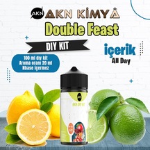 Double Feast Dıy Kit All Day Gıda Aroması %20 Oranda Aroma İçerir Hazır Değildir 100 Ml
