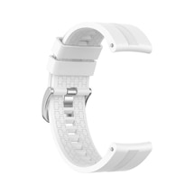 Microsonic Samsung Uyumlu Galaxy Watch 4 Classic 42Mm Kordon, Beyaz