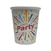 Parti Konseptli Tek Kullanımlık 7 Oz 200 Adet Karton Bardak 1