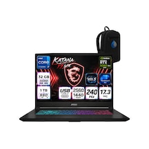 Msı Katana 17 HX B14WFK-252XTRRNP10 i7-14650HX 32 GB 1 TB SSD 8 GB RTX5060 17.3'' W11P Dizüstü Bilgisayar