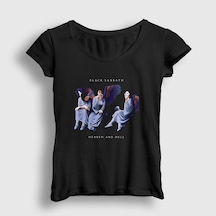 Presmono Kadın Hh Black Sabbath T-shirt Siyah