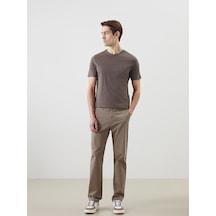 Lcwaıkıkı Classic Bej Standart Kalıp Gabardin Erkek Chino Pantolon