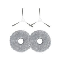 Xiaomi S10 Pro S10t Değil 2 Yan Fırça 2 Mop Bezi