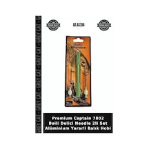 Premium Captain 7802 Boili Delici Needle 2li Set Alüminium Yararli Balık Hobi standart