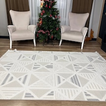 Hoom Rugs Level En274 Krem Gri Modern Halı Krem-gri