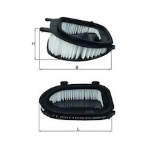 Bmw X6 30d Hava Filtresi 2008-2013 Mahle Lx3541