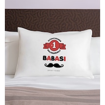 Bk Gift Kişiye Özel Baba Temalı Pamuklu Yastık Kılıfı-9 50x70cm, Babaya Hediye, Babalar Günü Hediyeleri Kobitmeyencom31346 Bk Gift