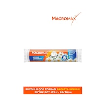 Büzgülü Çöp Torbası Büyük Boy 65x70cm Papatya Kokulu 10 Adet Süper Ekonomik Paket