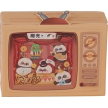 Mey İthalat Lz-7425 Mini Tiyatro Serisi 100 Parça Blind Box Block Oyuncak