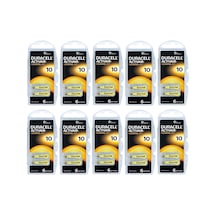 Duracell Activair PR70 10 Numara Pili 6 x 10'lu