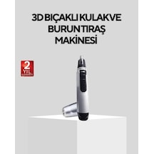 Burun Kulak Ve Kaş Tıraş Makinesi 3d Keskin Bıçaklı Pil İle Çalışan Diğer