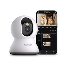 Pet Kamera 2k, 360 Kapalı Güvenlik Kamerası, Telefon Uygulamalı Köpek Kamerası, Ev Güvenliği İç Mekan İçin