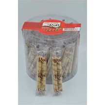 Elvan Cafe Roll Çikolata Dolgulu Fındıklı Gofret 48 x 10 G