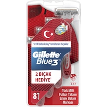 Gillette Blue3 Milli Takım Özel Paketi Kullan-At Tıraş Bıçağı 2 x 8'li