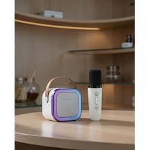 Bluetooth Karaoke Mikrofon Hoparlör Seti Uczzztekmikrofonlukareoke-1