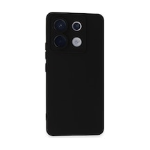 Xiaomi Redmi Note 13 Pro 5g Kılıf Nano İçi Kadife Silikon - Siyah -